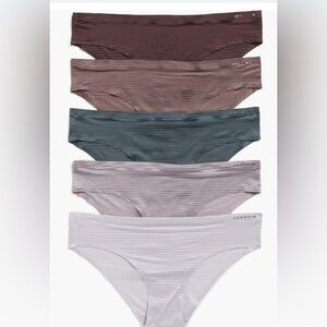 NEW…Danskin 5-Pack Shadow Stripe Bikini Underwear